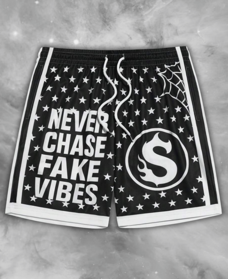Never Chase Fake Vibes Şort