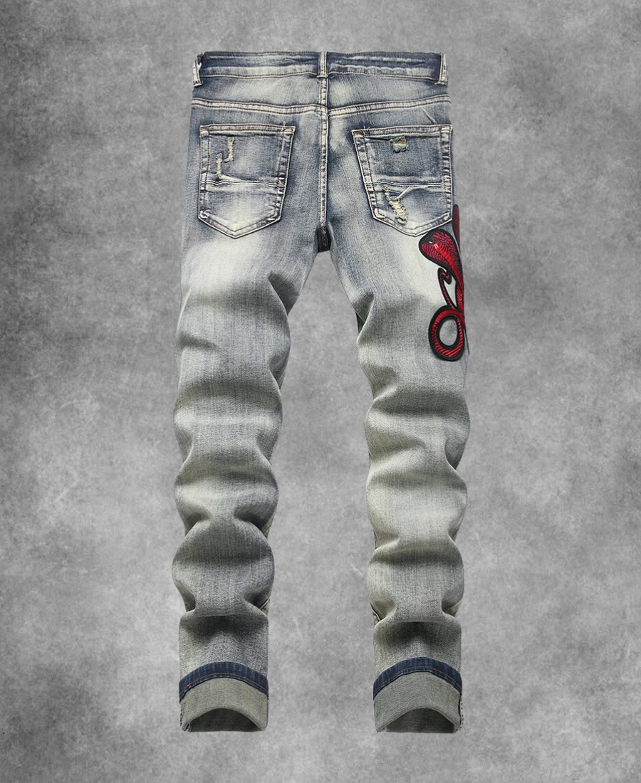 Diego Chesterfield Red Pants