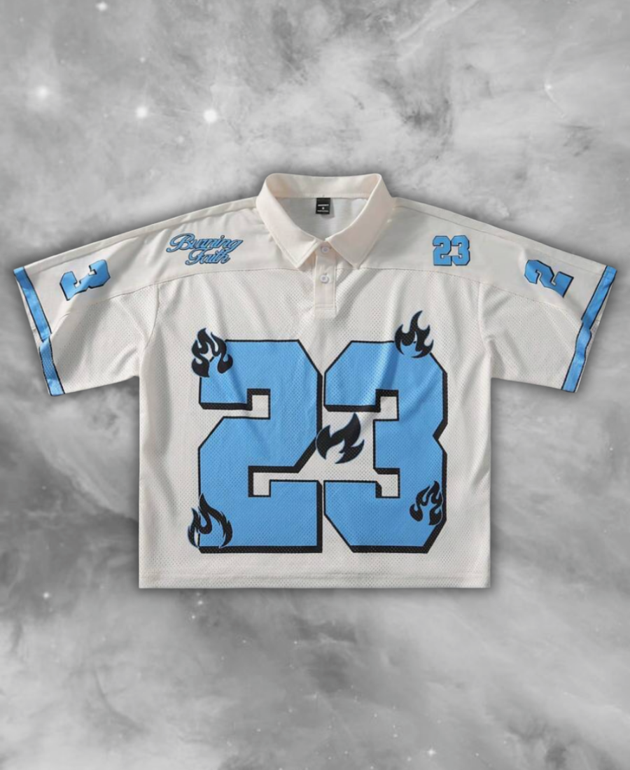 Burning Faith 23 Polo Tee
