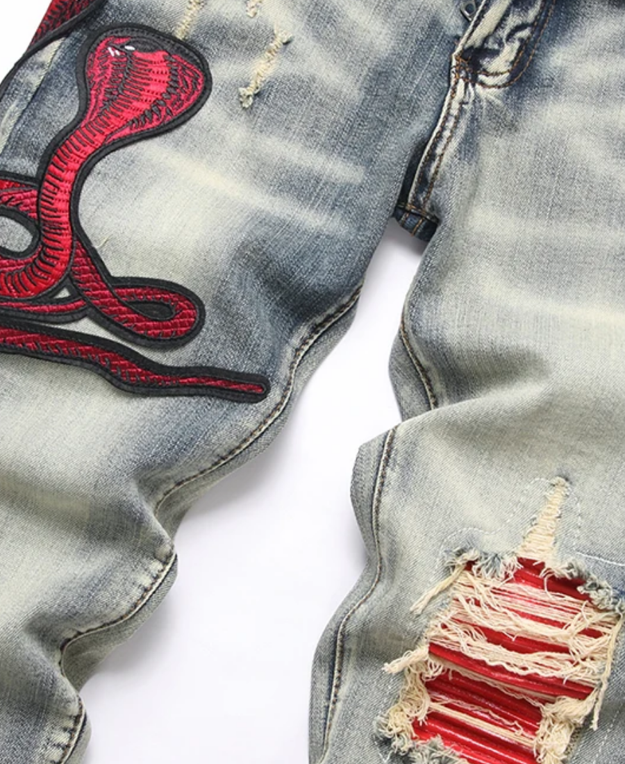 Diego Chesterfield Red Pants