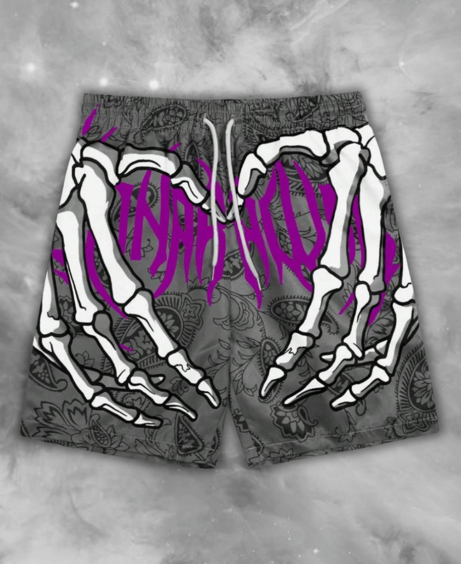Anarchy Skeleton Collection Şort