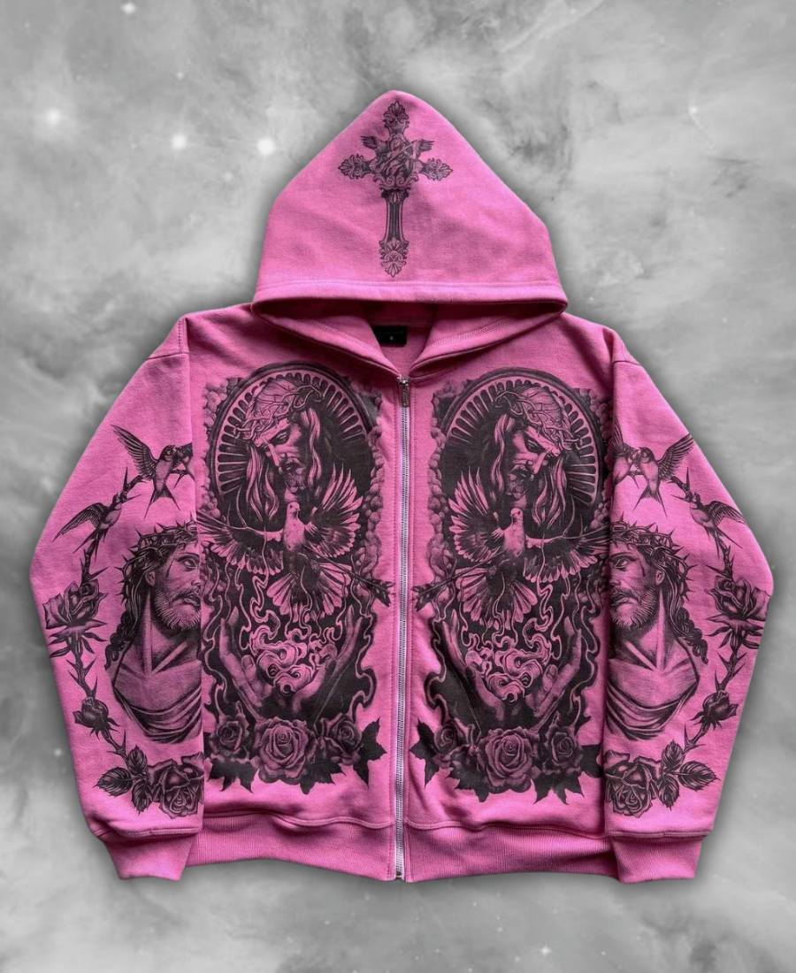 Forgive Me Zip-Up Hoodie