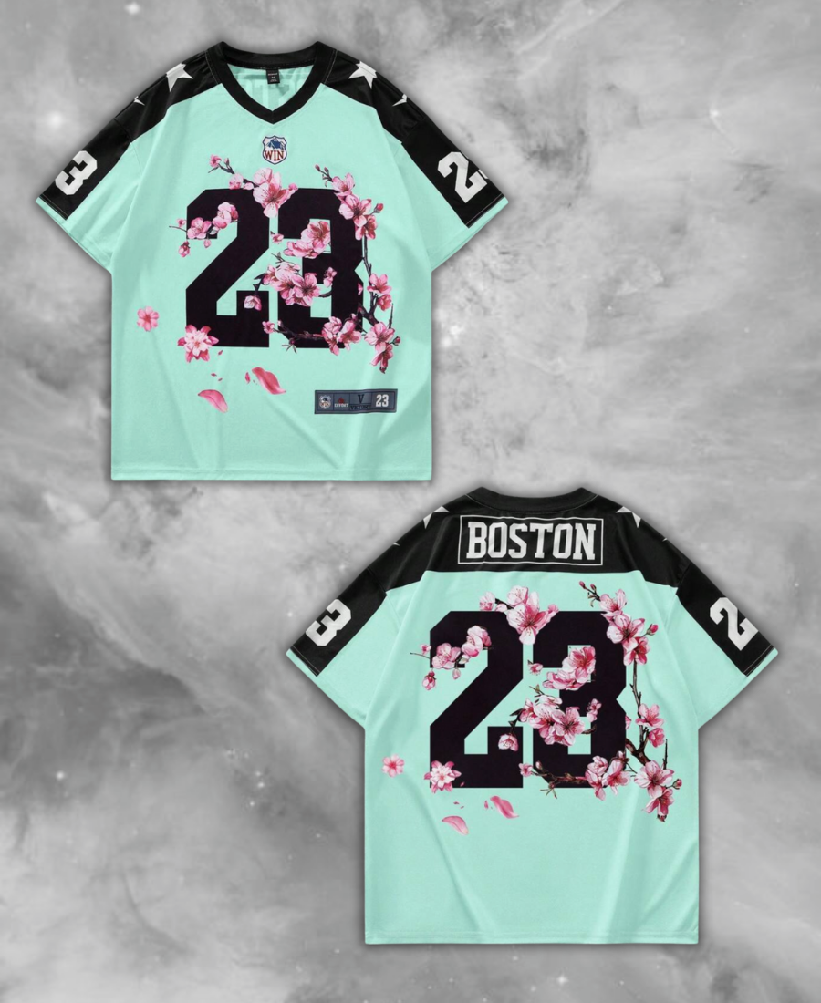 Boston 23 Flowers Jersey Tee