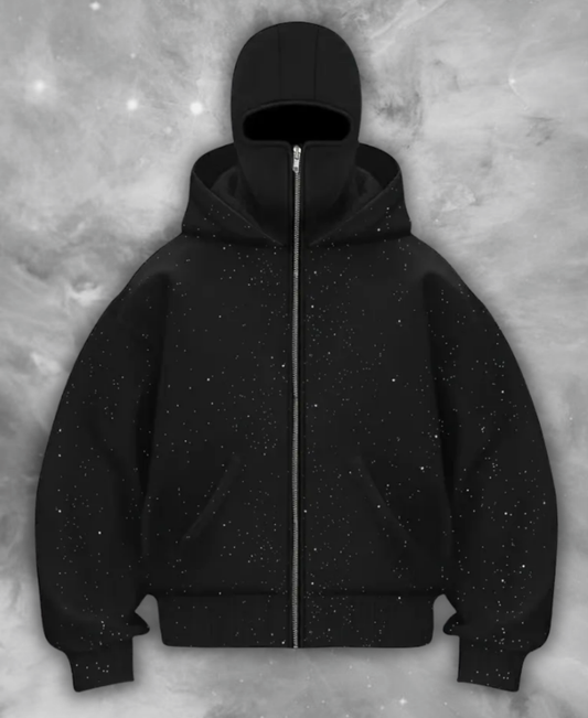 Balaclava "Starboy" Zip-Up Hoodie