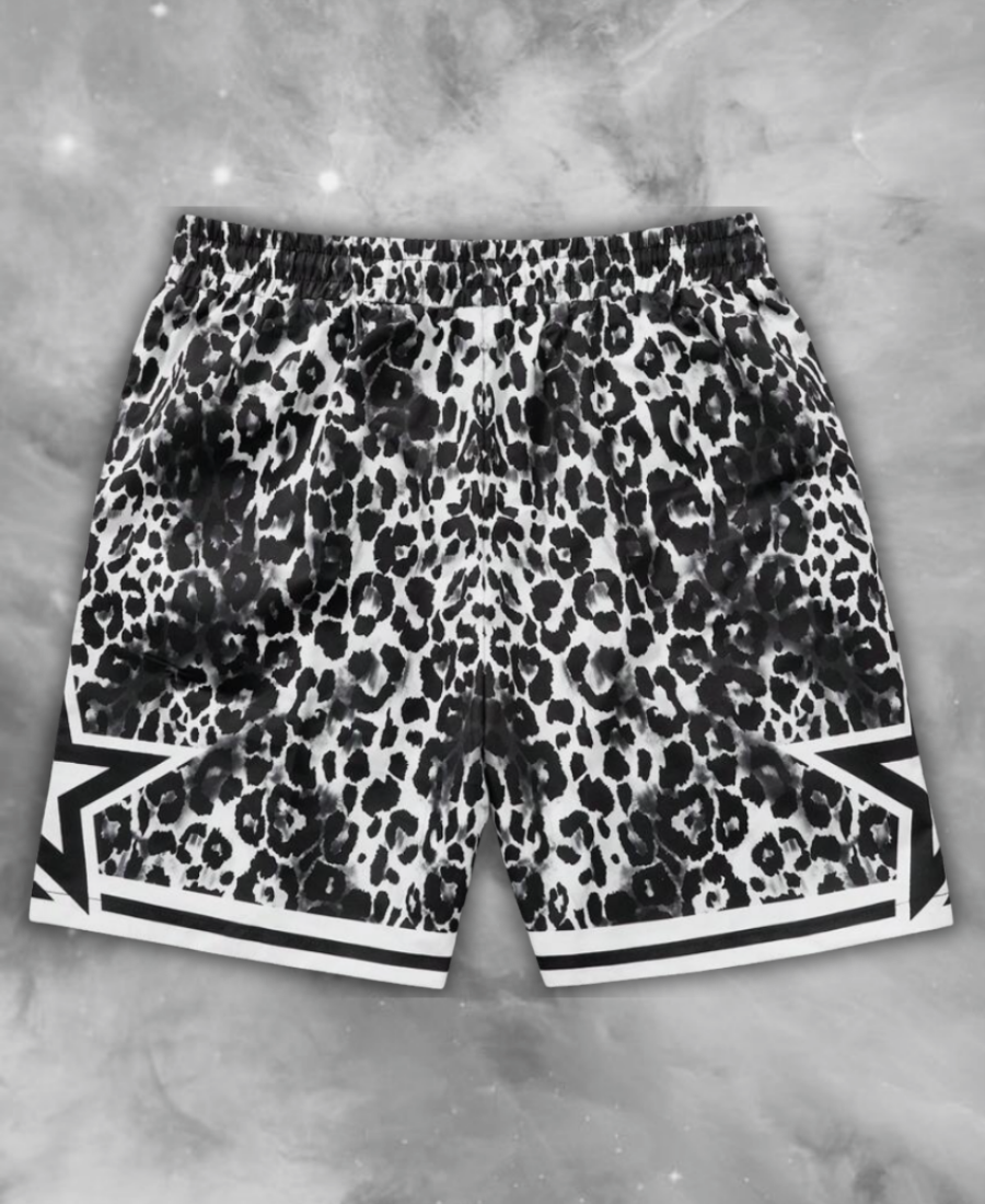 Chicago Leopard Star Şort