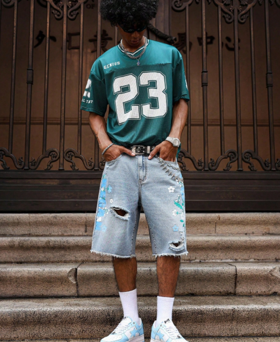Hope Ripped Collection Kot Şort