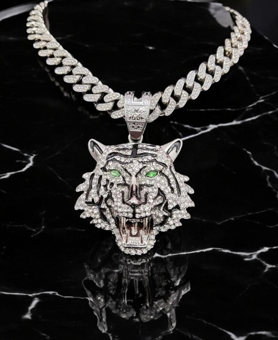 Iced Out TIGER Thick Chain