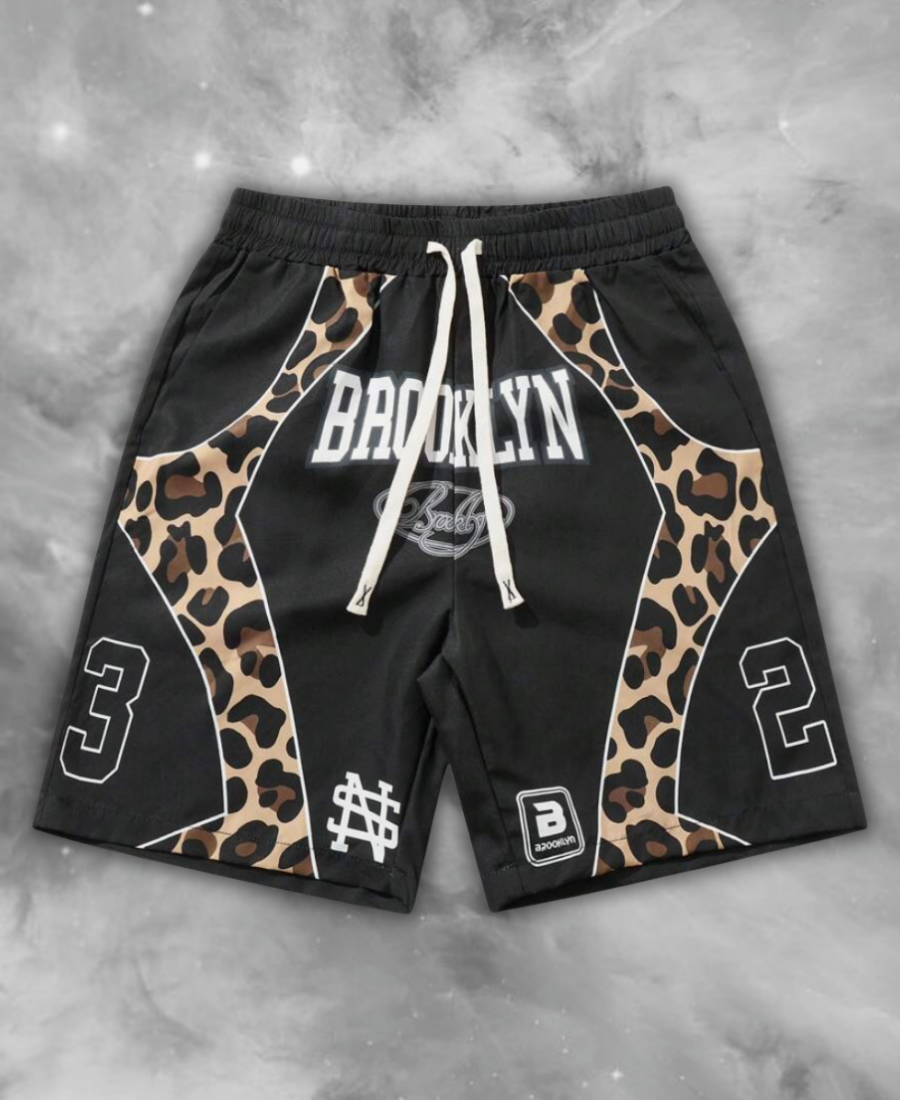 Brooklyn 32 Leopard Şort