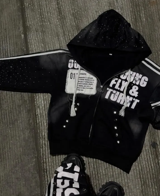 Asphalt Star Zip-Up Hoodie