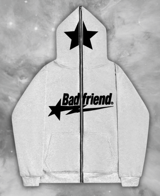 Badfriend Zip-Up Hoodie