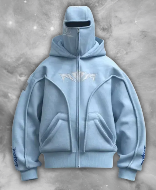 Neon Revenant Zip-Up Hoodie