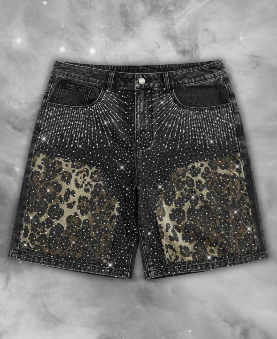 Leopard Nebula Kot Şort