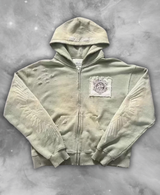 Hell In Paradise Zip-Up Hoodie