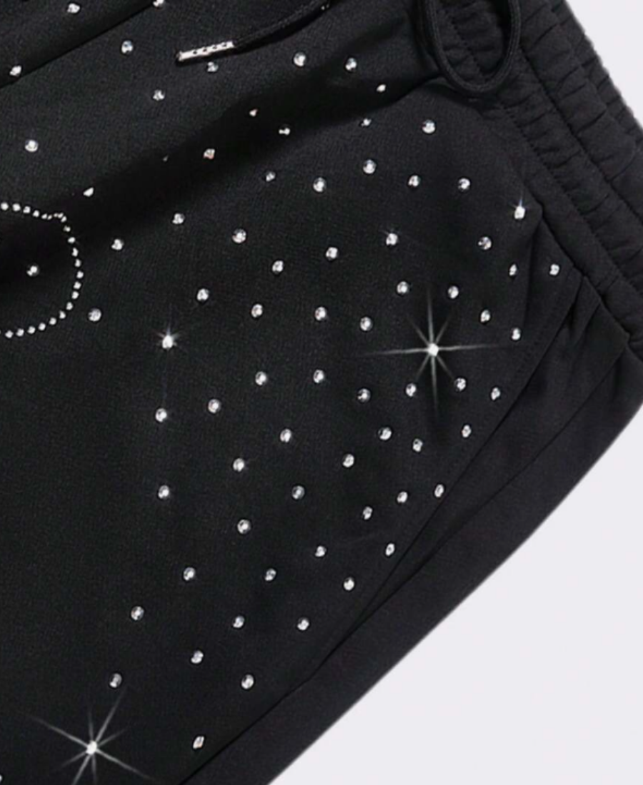 Free Spirit Rhinestone Şort