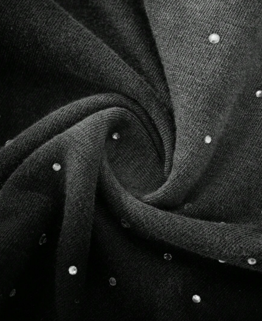 Obsidianveil Rhinestone Şort