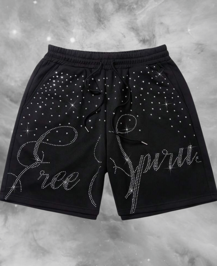 Free Spirit Rhinestone Şort