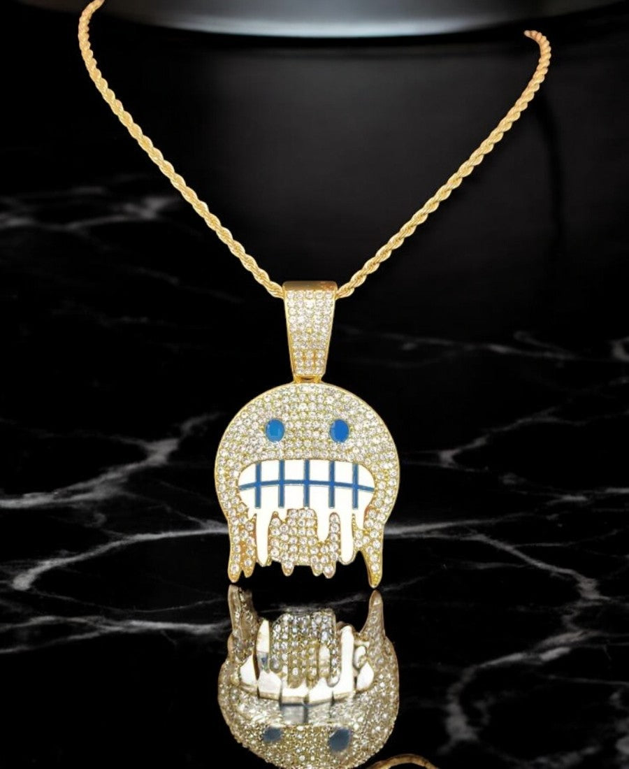 Iced Out Coldface Thin Chain