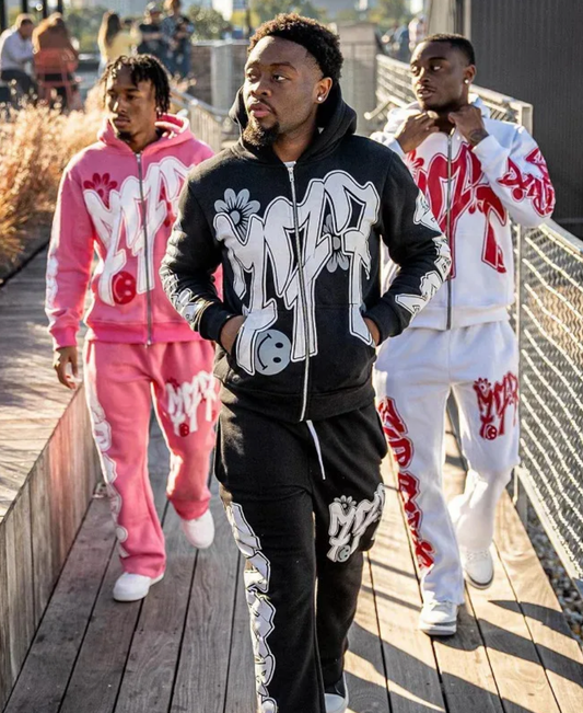 MPR Graffiti Smiley Zip-Up Set