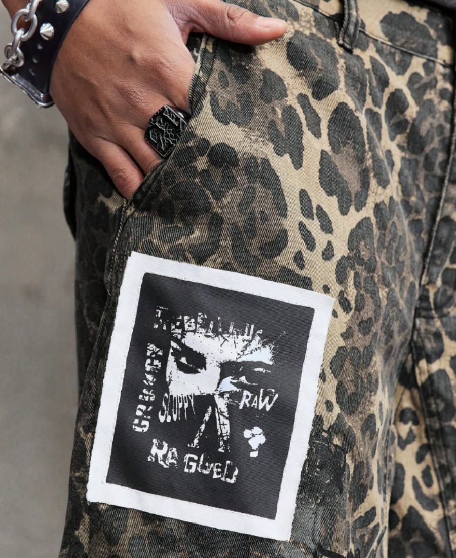Leviathanic Leopard Kot Şort