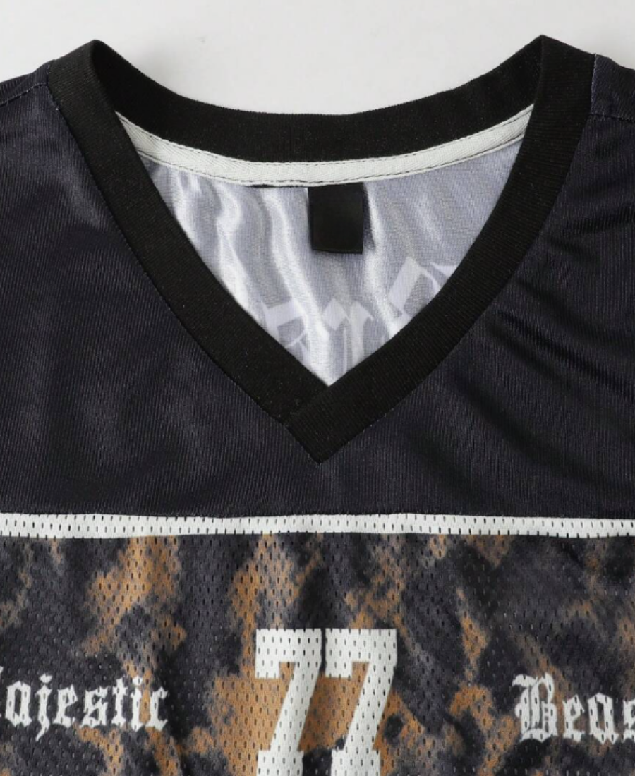 Majestic 77 Beast Leopar Jersey Tee