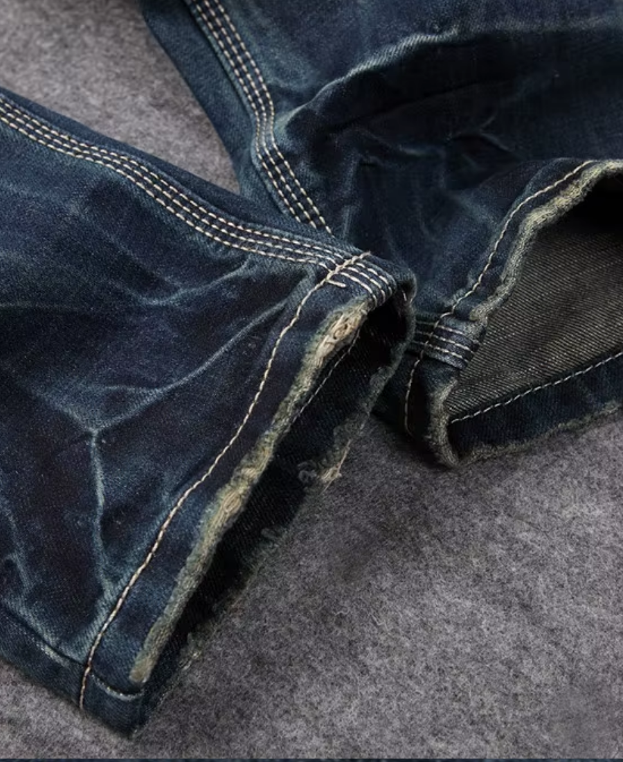 Ripped Rhinestone Pants