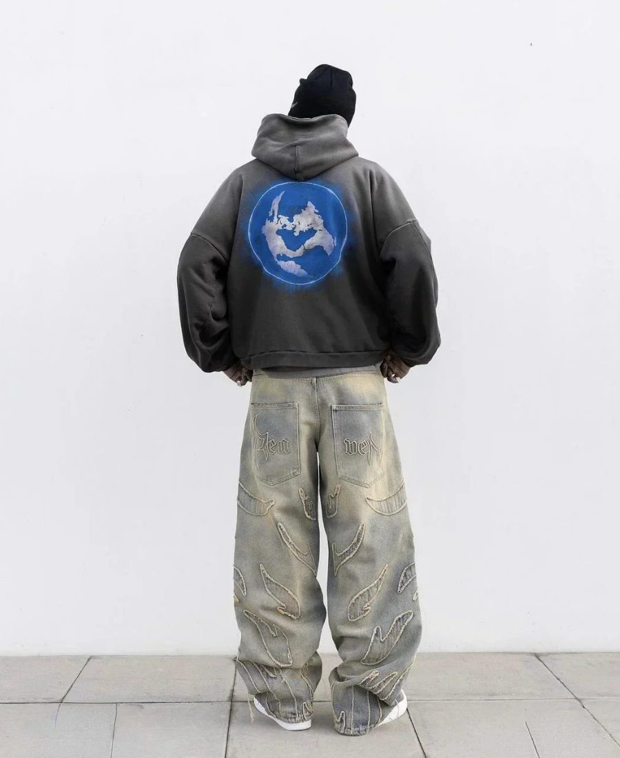 Reaven Patterns Baggy Pants