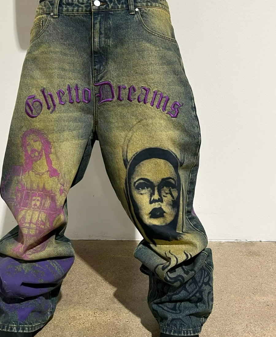 Ghetto Dreams Acid Baggy Pants