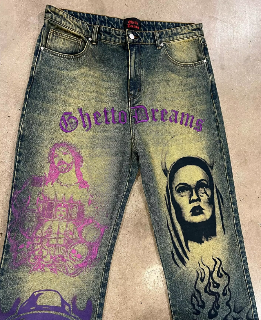 Ghetto Dreams Acid Baggy Pants