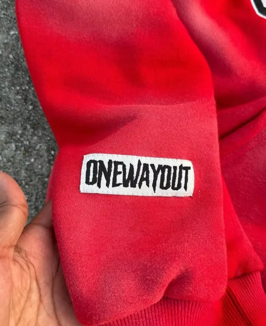 One Way Out "777" Zip-Up Hoodie