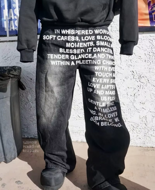 Whispered Poetry Pants