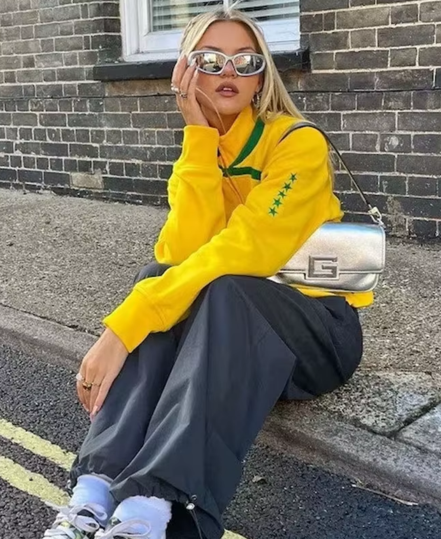 Brasil CBF Retro Zip-Up Hoodie