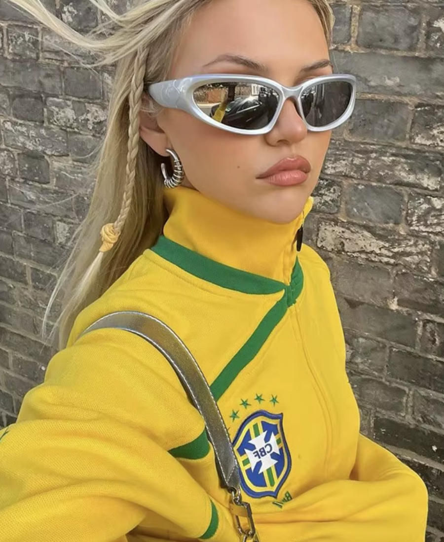 Brasil CBF Retro Zip-Up Hoodie