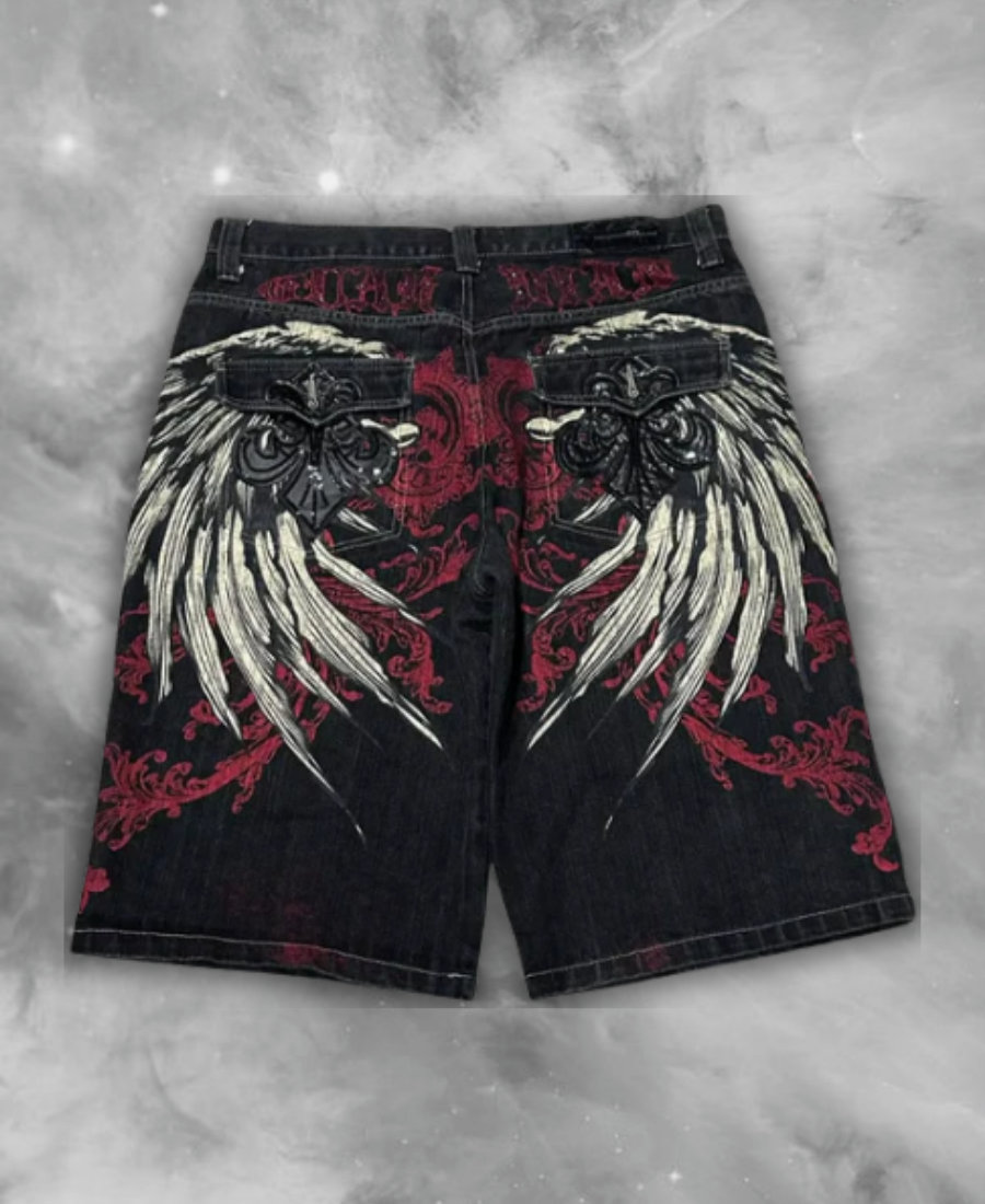 Devil Feather Kot Şort