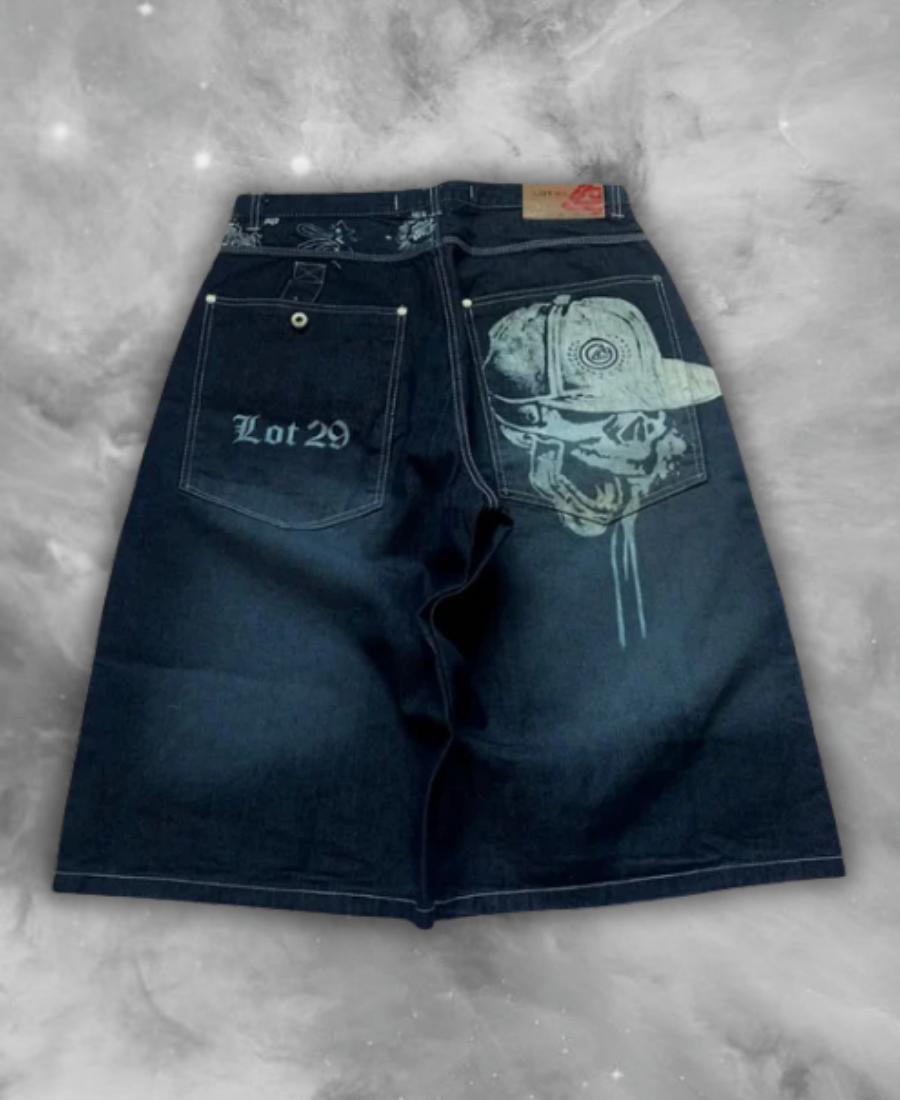 Lot X 29 Skull Kot Şort