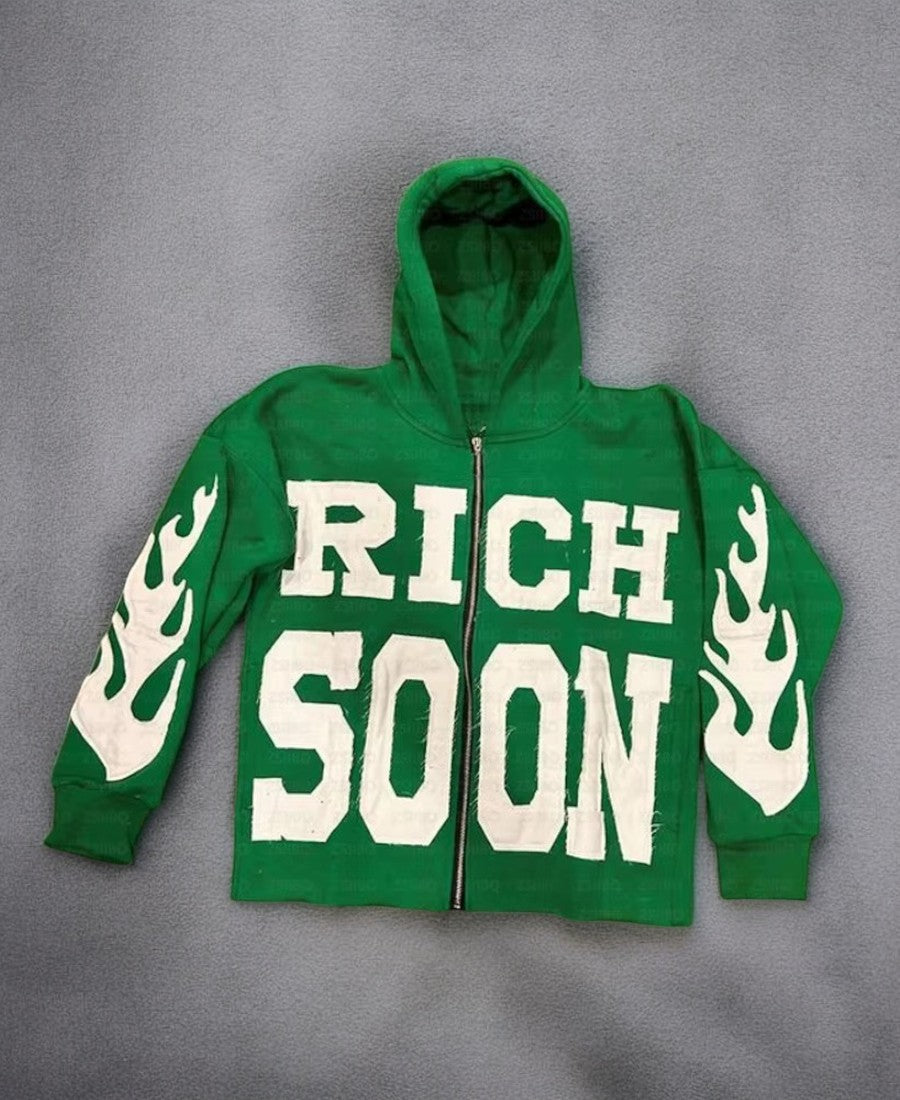 Rich Soon Zip-Up Hoodie