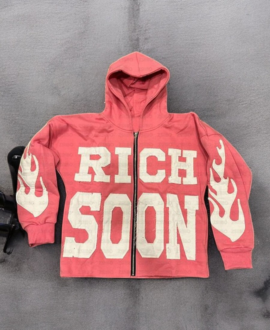 Rich Soon Zip-Up Hoodie