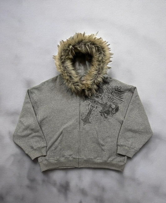Vintage Furline Zip-Up Hoodie