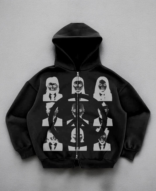 Pathological Collection Zip-Up Hoodie