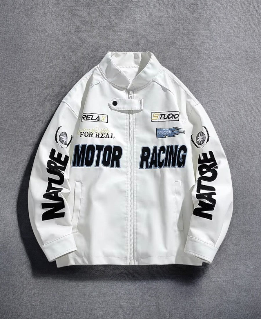 Pohadon Racing Leather Ceket