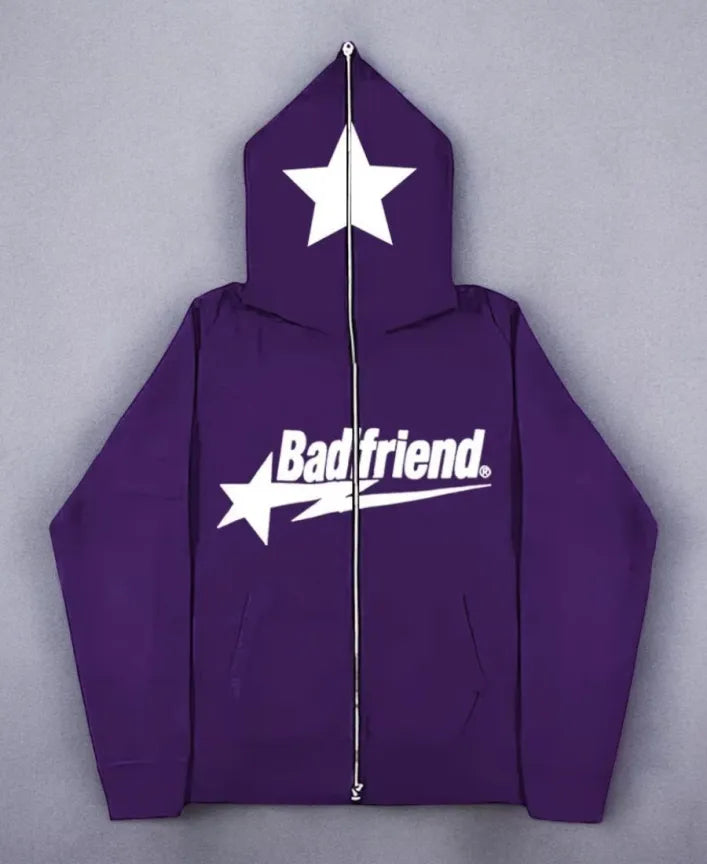 Badfriend Zip-Up Hoodie