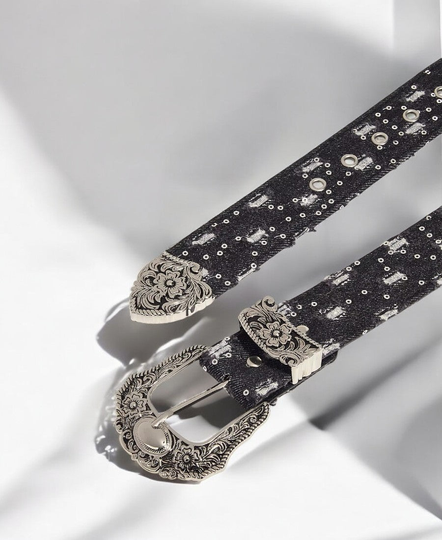 Hippie Ripped Denim Kemer