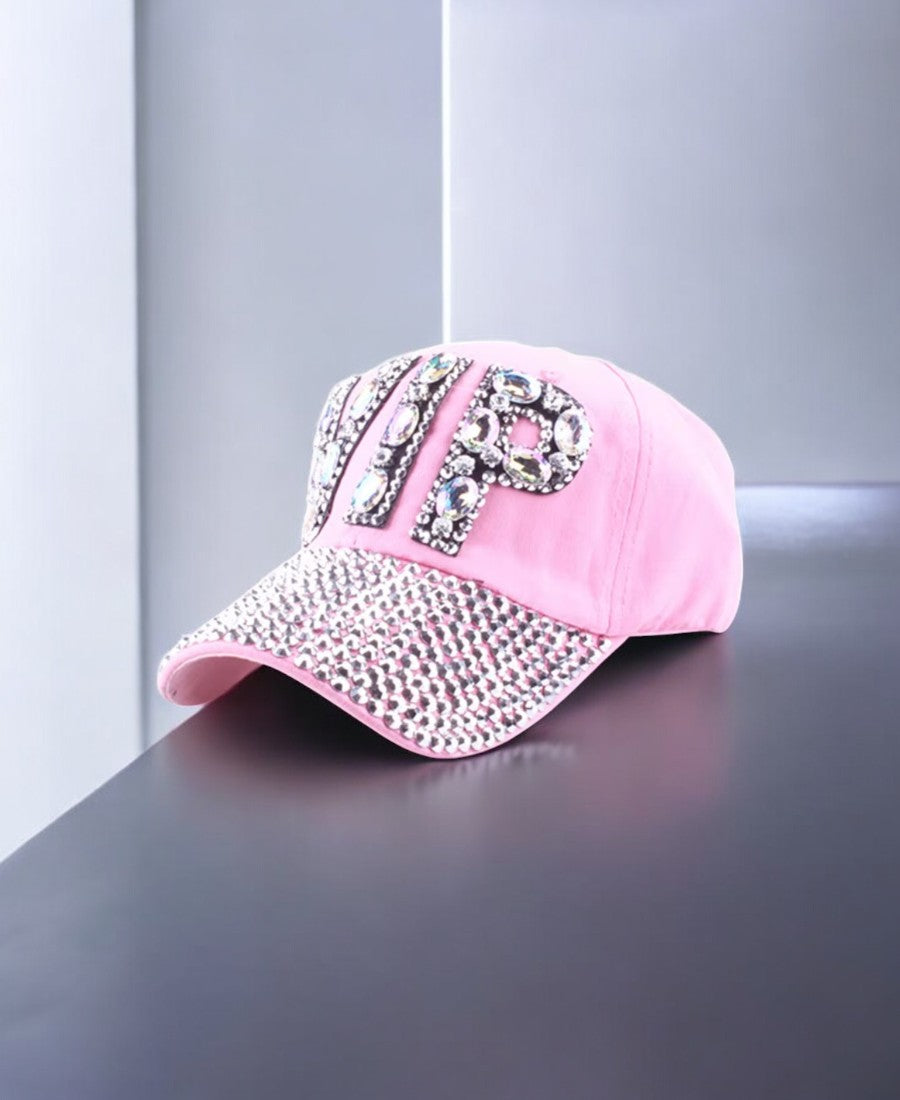V.I.P Rhinestone Şapka