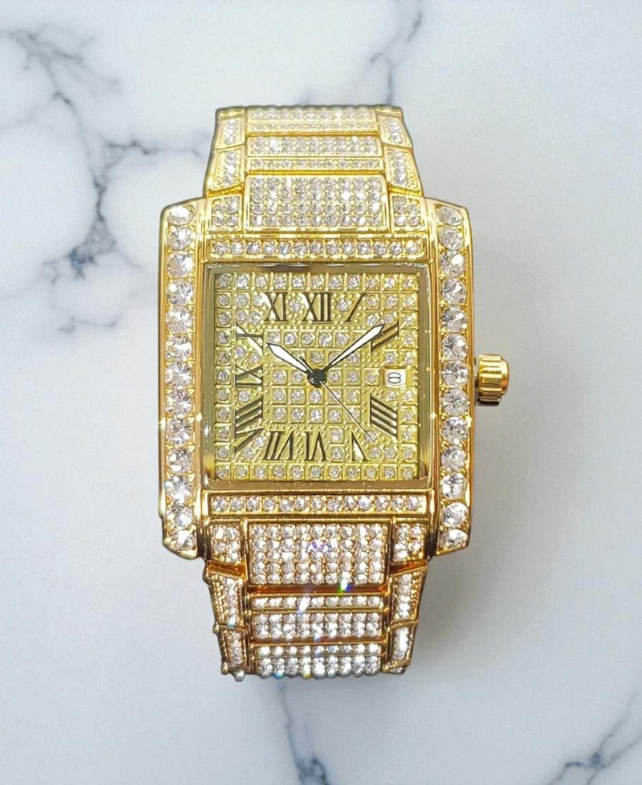 Iced Premium Square Saat