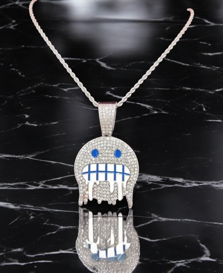 Iced Out Coldface Thin Chain