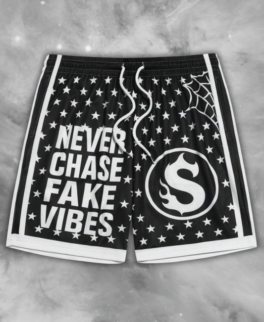 Never Chase Fake Vibes Şort