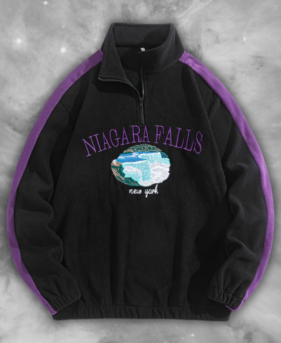 Niagara Falls "World" Half-Zip Sweatshirt