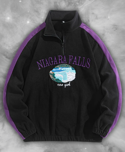 Niagara Falls "World" Half-Zip Sweatshirt