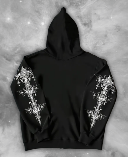 Exortica Cross Zip-Up Hoodie
