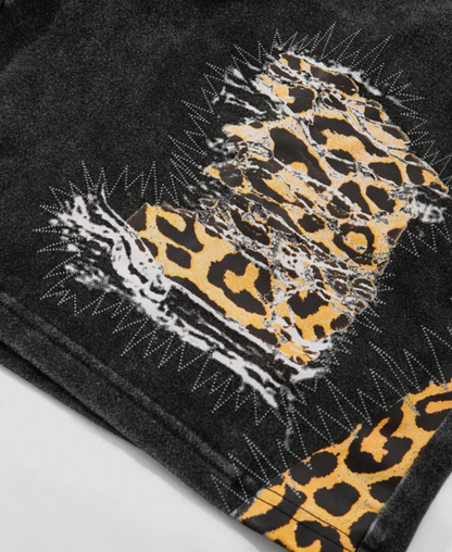 Brooklyn Leopar Şort