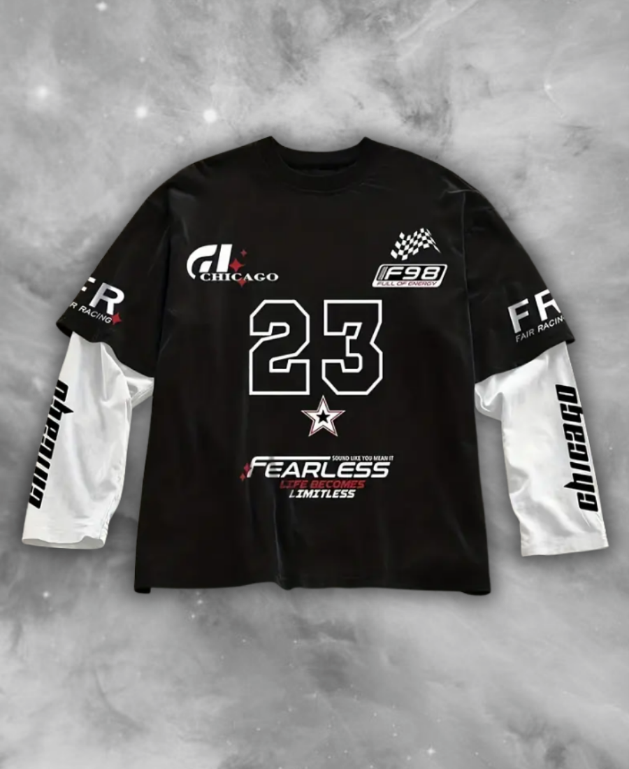 Chicago 23 Star Long Tee